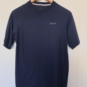 Navy blue short sleeve shirt
